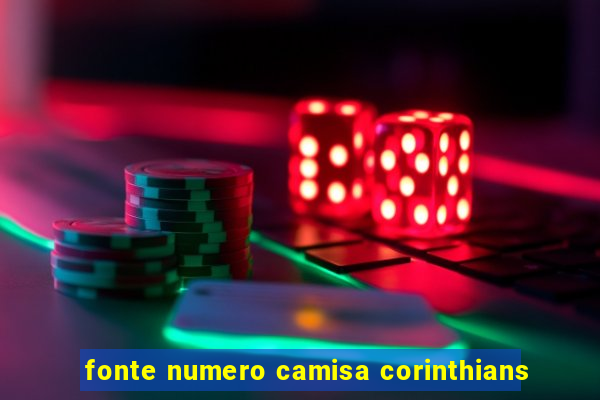 fonte numero camisa corinthians